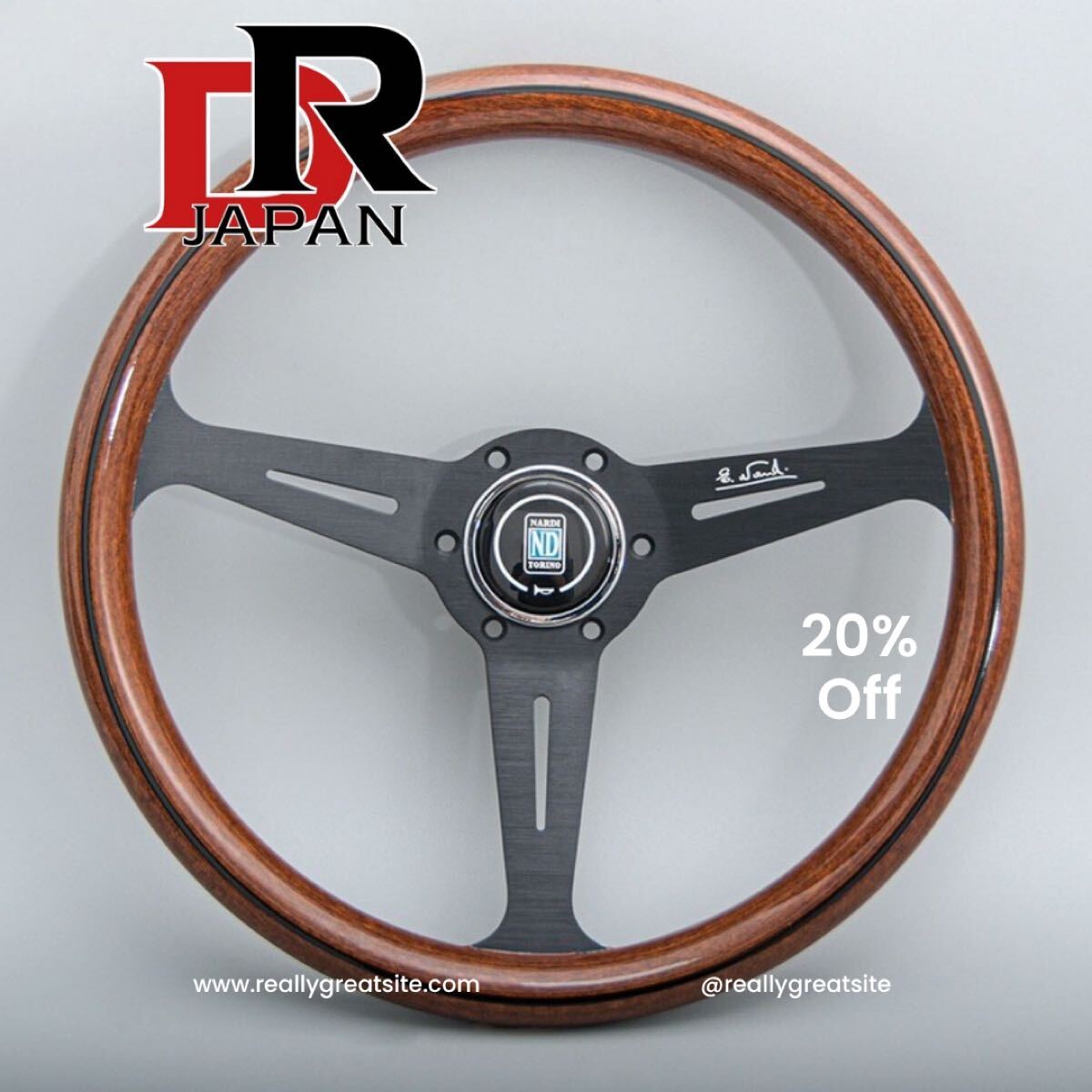 NARDI ナルディステアリング クラシック ウッド&シルバー