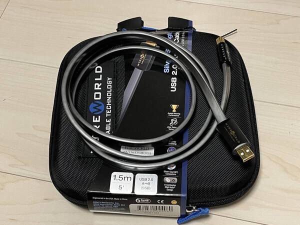 WIERWORLD Silver Starlight USB2.0 Audio Cable 1.5m ワイヤーワールド シルバースターライト デジタルケーブル