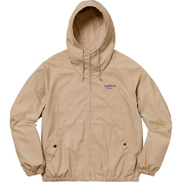 送料無料☆国内正規☆試着のみ☆Supreme☆18ss☆cotton hooded raglan jacket☆Mサイズ☆utility☆windstopper☆coaches☆arc