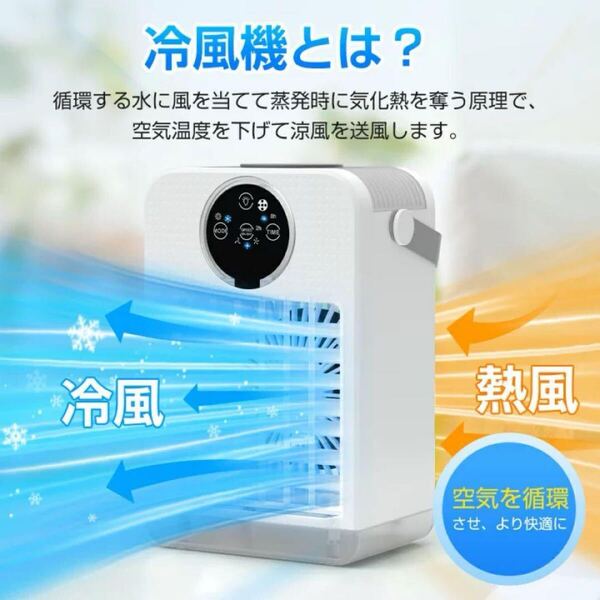【大特価】冷風扇 小型 冷風機 卓上 usb 冷風扇風機 ポータブルエアコン