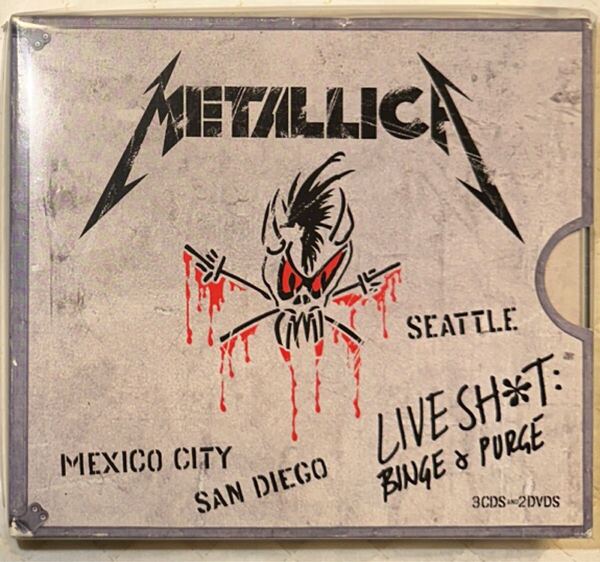 国内盤3CD+2DVD!Metallica / メタリカ / LIVE SHIT : BINGE & PURGE / ライヴ・シット