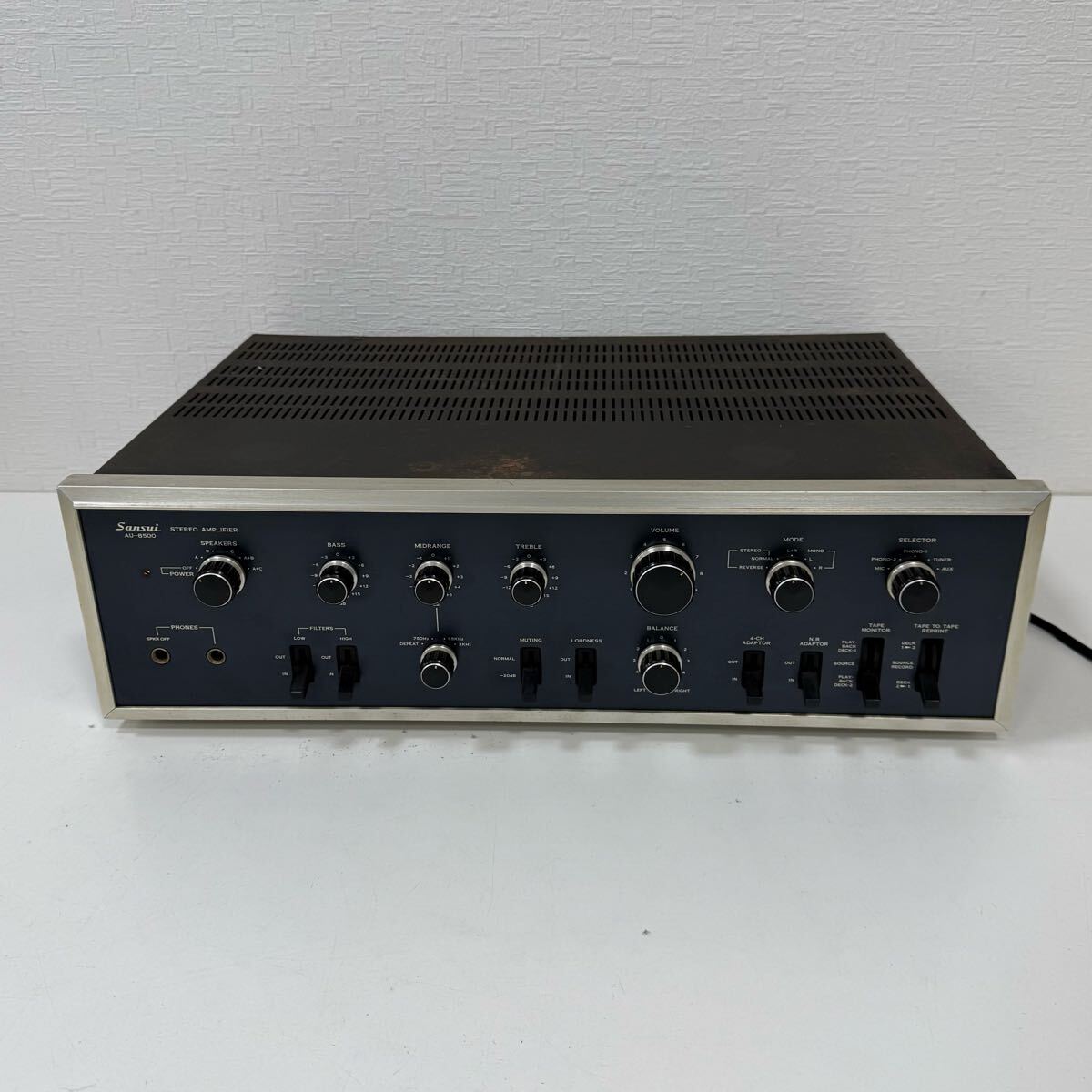 □ Sansui サンスイ AU-8500 プリメインアンプ ジャンク Yahoo!オークション -「sansui au 8500」の落札相場・落札価格