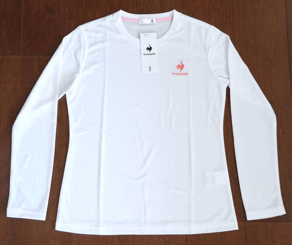 ルコックスポルティフ le coq sportif 長袖Tシャツ トレーニングウェア レディース ホワイト Mサイズ【新品未使用】