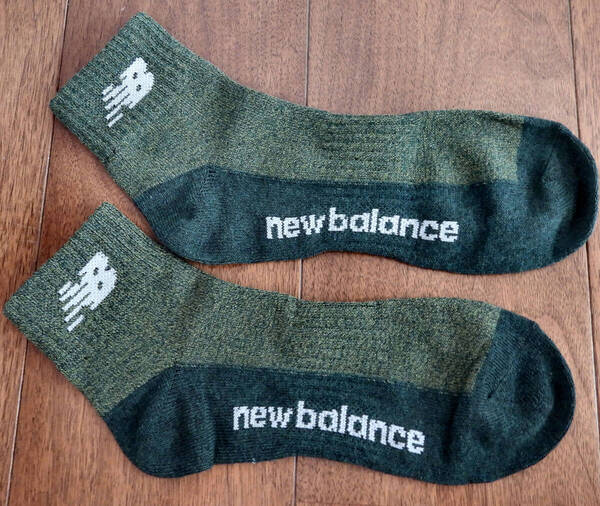 ニューバランス New Balance ショートソックス メンズ 25-27cm グリーン【新品未使用】