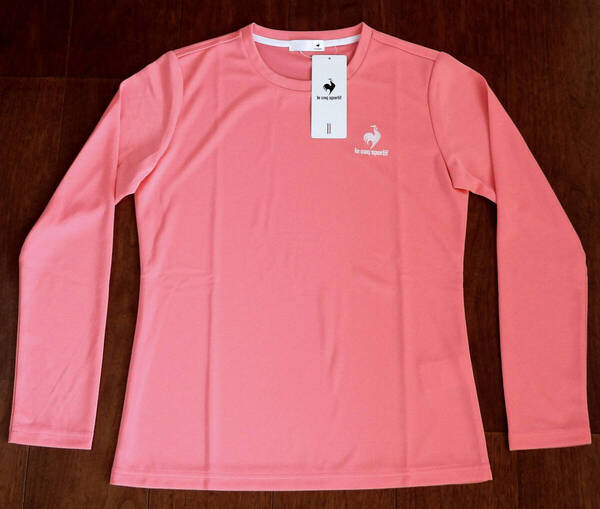 ルコックスポルティフ le coq sportif 長袖Tシャツ トレーニングウェア レディース ピンク Mサイズ【新品未使用】