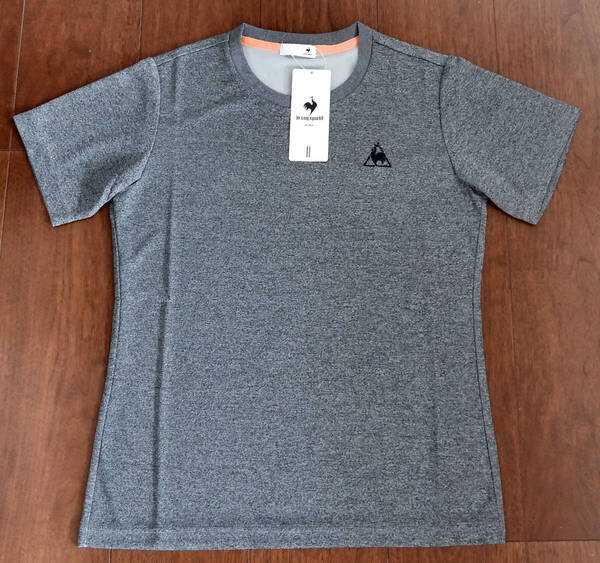 ルコックスポルティフ le coq sportif 半袖Tシャツ トレーニングウェア レディース グレー Lサイズ【新品未使用】