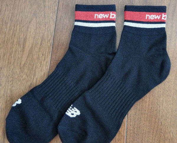 ニューバランス New Balance ショートソックス メンズ 25-27cm ブラック【新品未使用】
