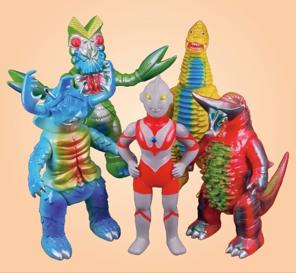 ブルマァク 昭和レトロカラー 5種セット 新品未開封 Sウルトラマン バルタン星人 レッドキング ゴモラ アントラー 怪獣シリーズ