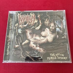 WY15 KRAANIUM/THE ART OF FEMALE SODOMY/SLAMMING BRUTAL DEATH METAL/スラミング・ブルータル・デス・メタル/ブルデス デスメタル CD