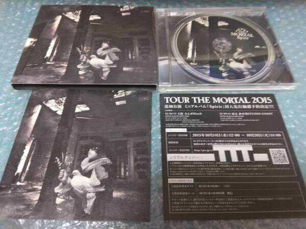 送料込即決 THE MORTAL「Spirit」CD初回限定盤/CTCR-14874/櫻井敦司/桜井敦司/BUCK-TICK/バクチク/スリーブケース仕様/中古
