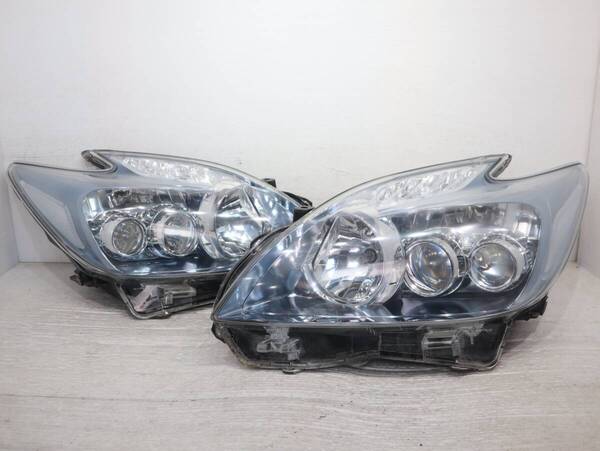 キレイ 光量〇 【コーティング済】 迅速発送 LED KOITO 47-30 管理BR53-7 プリウス 30系 ZVW30 ヘッドライト 左右