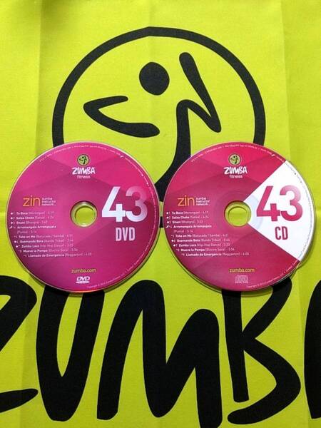 即決! ZUMBA ズンバ ZIN43 CD&DVD インストラクター専用