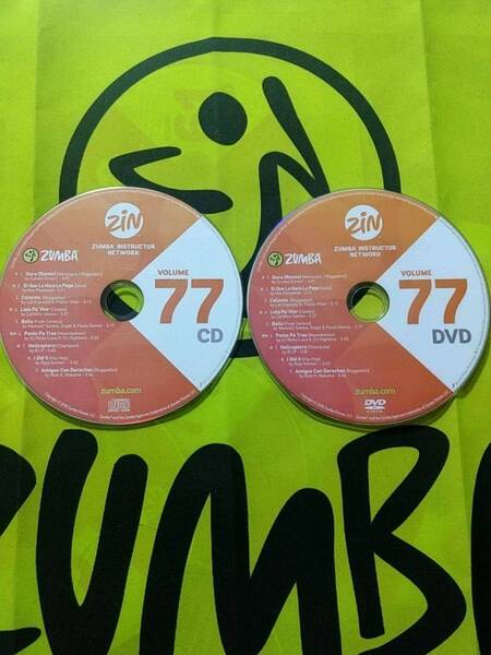 即決! ZUMBA ズンバ ZIN77 CD&DVD インストラクター専用