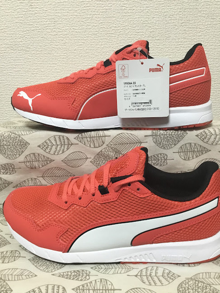 ◎新品 送料込◆23.5 プーマ PUMA スニーカー 赤 04◆0603
