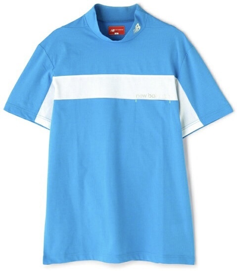・未使用 正規品・new balance golf ニューバランス ゴルフ 吸汗速乾 UVカット ストレッチ モックネックシャツ 6号XLサイズ 定価約1万円