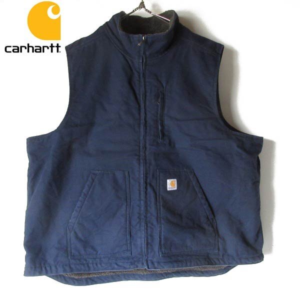 美品 80s USA製 Carharttカーハート ダックベスト ネイビー 2025年最新】Yahoo!オークション -カーハート ベスト ネイビーの