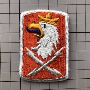 【実物 未使用 デッド】米軍 第22通信旅団 部隊章 パッチ ワッペン 22nd Signal Brigade U.S.ARMY アメリカ陸軍 カンムリワシ