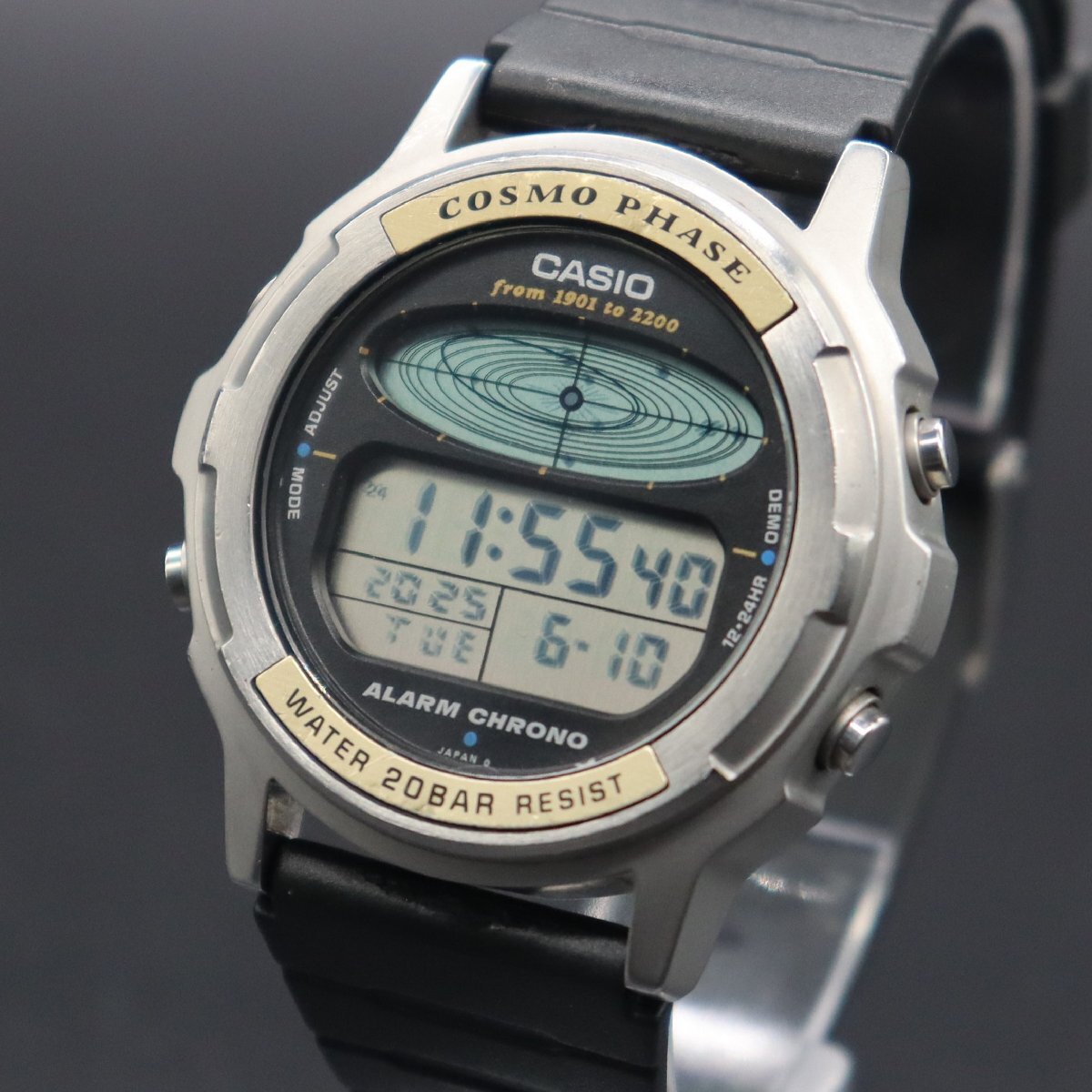 132-9☆良品☆ CASIO コスモフェイズ DW-3400 超希少 稼働品 Yahoo!オークション -「cosmo phase」(アクセサリー、時計) の