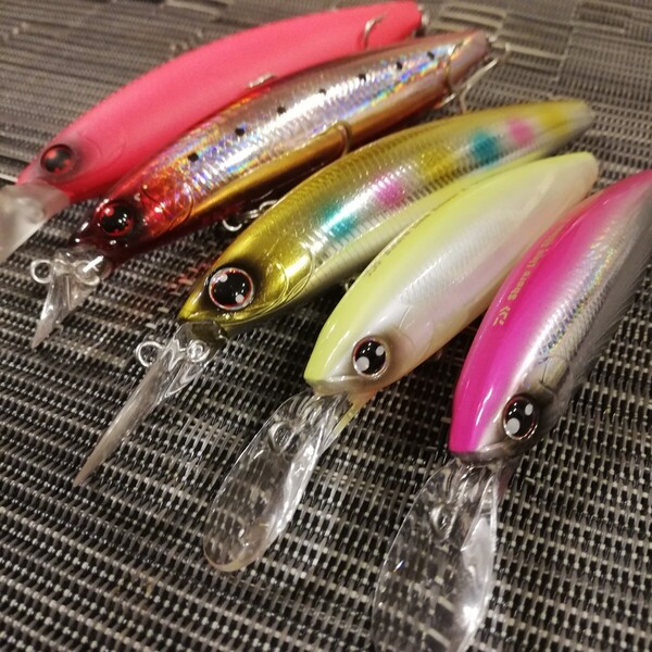 ダイワ ショアラインシャイナー セットアッパー 75 s-dr x2, 97 s-dr, バーティス97 r-s x2, 5個セット