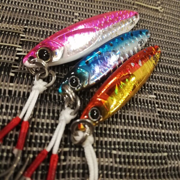ジャッカル ビンビンメタル スロー 20g x2, 30g, 3個セット