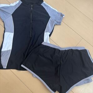 美品 キッズ 水着 スクール水着 スイムウェア セパレート 150