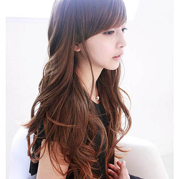 ダークブラウン ウィッグ フルウィッグ ロング ゆるふわ 耐熱 レディース 高品質 茶髪 カール wig ネット付 自然 医療用 かつら