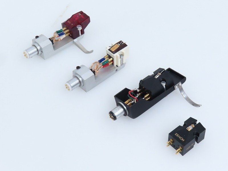 DENON MCカートリッジ DL-103 シェル PCL-5 良好品 取説つき Denon DL-103LC MC Cartridge w/ Denon PCL-5 Headshell In