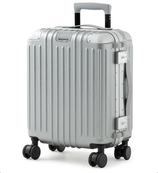 MAIMO スーツケース 機内持ち込み Sサイズ 36L クラシックシルバー アルミフレーム TSAロック 新品 送料込み