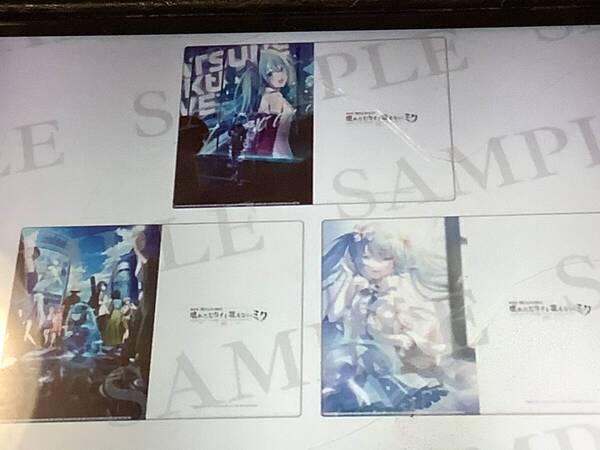 劇場版 プロジェクトセカイ 壊れたセカイと歌えないミク 入場者特典 20週目 A5クリアファイル 3枚セット シリアル無し