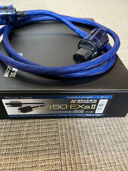 【美品】OYAIDE オヤイデ LI50EXS II 電源ケーブル 1.8m 電源ケーブル オヤイデ OYAIDE AUDIO