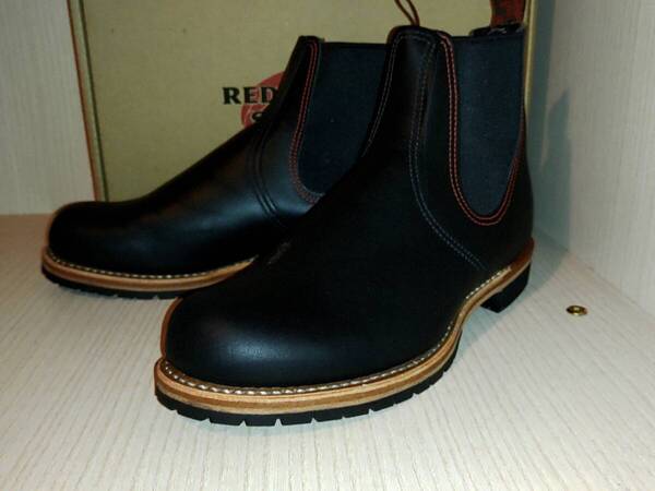 新品未使用 REDWING レッドウィング 2918-2 チェルシー サイドゴアブーツ 黒 US7H 25.5㎝