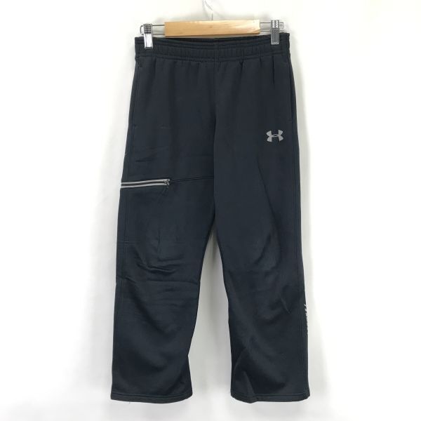 UNDER ARMOUR★ジャージパンツ【140-155cm/YMD/JM/股下65cm/黒/black】アンダーアーマー/ボトムス/ズボン/Pants/Trouser◆BH982
