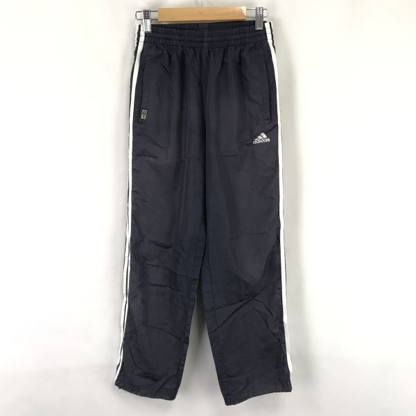 アディダス/adidas★ジャージパンツ/シャカパン【160cm/14A/股下72cm/黒/black】ズボン/スポーツボトムスPants/Trouser◆BH982