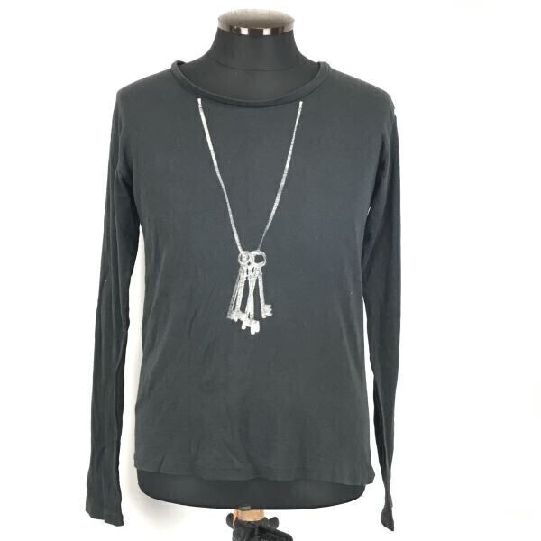 Made in Japan★FACTOTUM★長袖Tシャツ【Mens size -M/48/黒/black】Tops/Shirts◆BG896