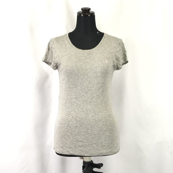 ラルフローレン/RALPH LAUREN★半袖Tシャツ/インナーウェア【women’s size -XL/グレー/gray】Tops/Shirts◆BH201
