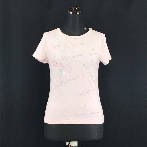ポールスミス/Paul Smith★半袖Tシャツ【women’s size -M/ピンク/pink】Tops/Shirts◆BH24