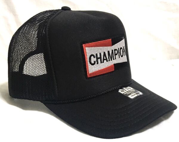 CHAMPION パッチトラッカー ブラック 新品 アメカジ OTTO スナップバック