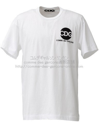 ■激レア■コムデギャルソンCDG定番半袖Tシャツ(サークルロゴ)■M■ユニセックス■白■新品タグ付■国内直営店正規品