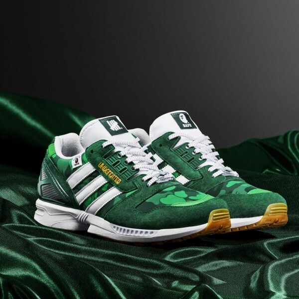 ■激レア!!■新品タグ付■BAPE X UNDFTD X ADIDAS ZX8000限定スニーカー■28cm■グリーン■国内直定店正規品■ベイプ■A BATHING APE