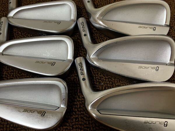 ping i blade アイアンヘッド 5〜P+52 GORGE wedge付き 7個 ピン I ブレード