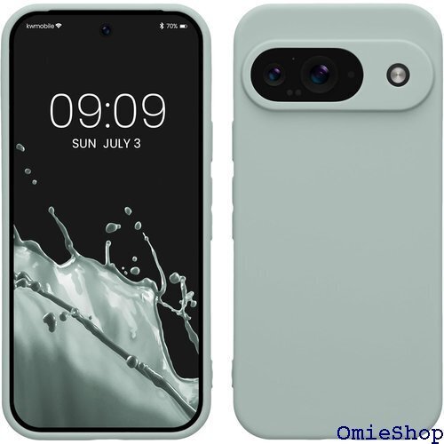 kwmobile スマホケース Google Pixe ートフォン バックカバー TPU 耐衝撃 クール ミント 1910