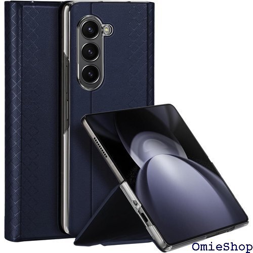 極薄 Galaxy Z Fold6 SC-55E ケー 全面保護 透明ケース 内蔵 薄型 軽量 耐衝撃 ブルー 2009
