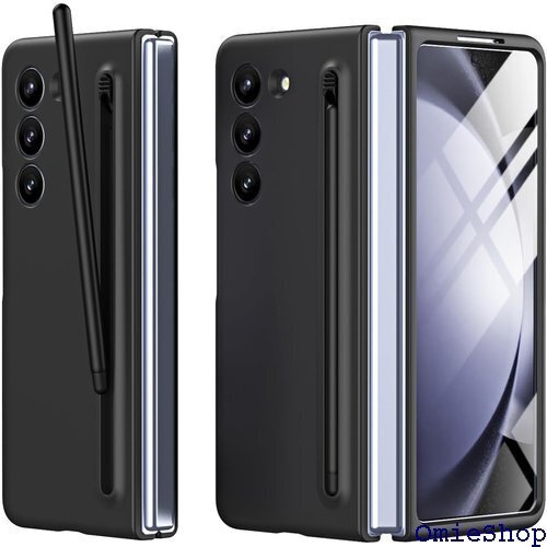 Miimall 対応 Samsung Z Fold 6 Fold 6 カバー Sペン収納 保護ケース ブラック 2034