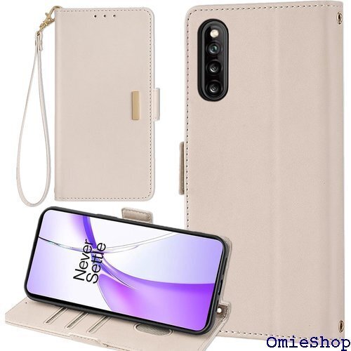 Galaxy A41 ケース 手帳型 a41 gala ストラップ ストラップ付きケース スマホケース ベージュ 2084