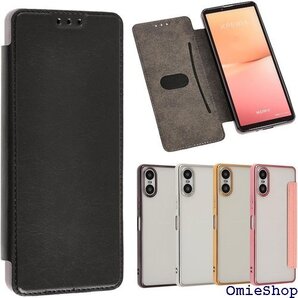 Xperia 10 VI ケース 手帳型 TPU手帳 bile SIMフリー ブラック B044X10VIBK 2125
