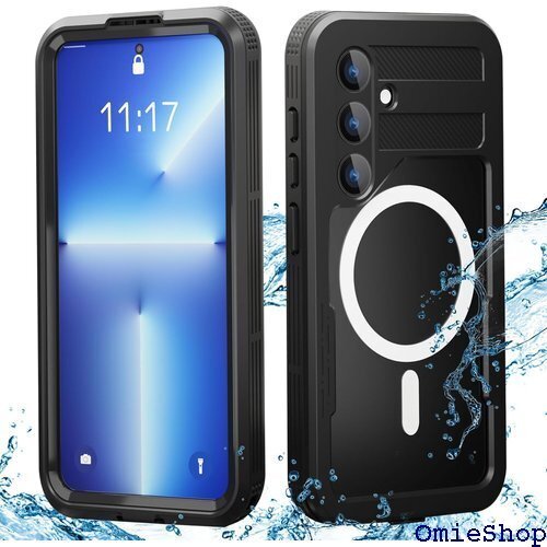 NINKI適応Galaxy S25 Ultra防水ケー ー S25 Ultra 5G 防水スマホケース ブラック 2489