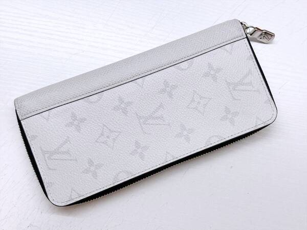 美品 Louis Vuitton ルイヴィトン タイガラマ ジッピーウォレット ヴェルティカル 長財布 アンタークティカ M30446 RFID