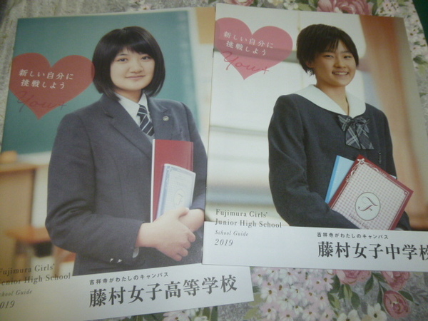 送料込! 2019 東京都 藤村女子 中学校・高等学校 学校案内 (学校パンフレット 学校紹介 私立 中学 高校 女子校 女子高 制服紹介