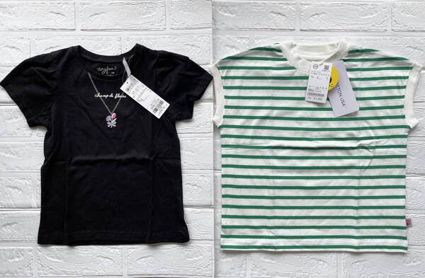 ☆新品☆キッズ エニィファム&コーエン 半袖Tシャツ2枚セット♪120cn