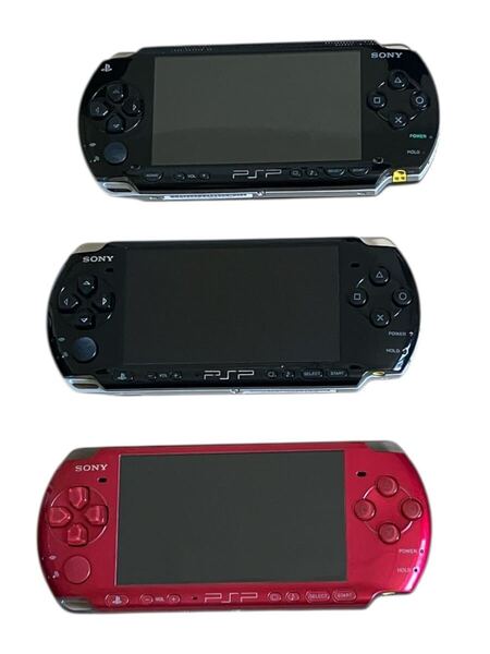 【ジャンク品】 SONY PSP Playstation Portable PSP-3000 1000 ブラック レッド バッテリーなし 本体 ゲーム機 ゲーム機本体